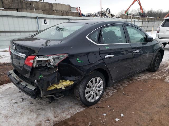 3N1AB7AP1GY234363 - 2016 NISSAN SENTRA S BLACK photo 3