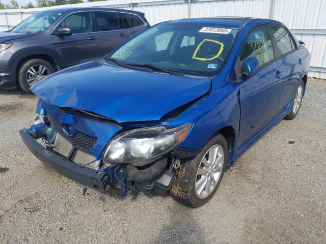 2T1BU4EE5AC472811 - 2010 TOYOTA COROLLA BASE  photo 2