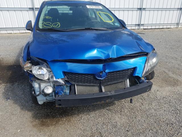 2T1BU4EE5AC472811 - 2010 TOYOTA COROLLA BASE  photo 9