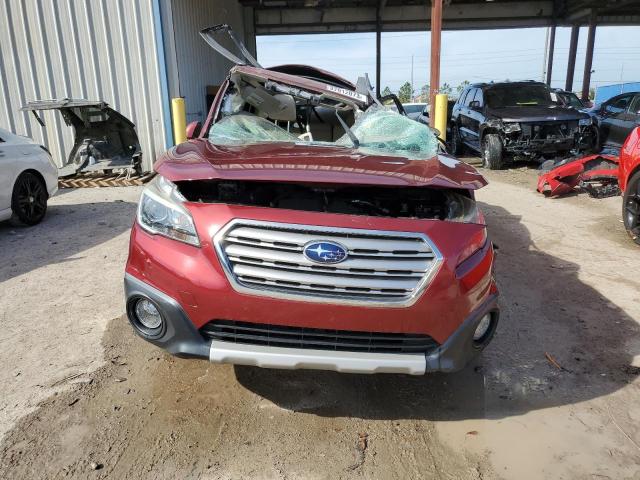 4S4BSBNC1G3265743 - 2016 SUBARU OUTBACK 2.5I LIMITED RED photo 5