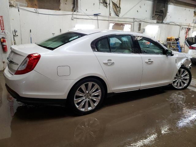 1LNHL9FT2FG606993 - 2015 LINCOLN MKS WHITE photo 3