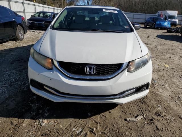 19XFB2F87EE059218 - 2014 HONDA CIVIC EX WHITE photo 5