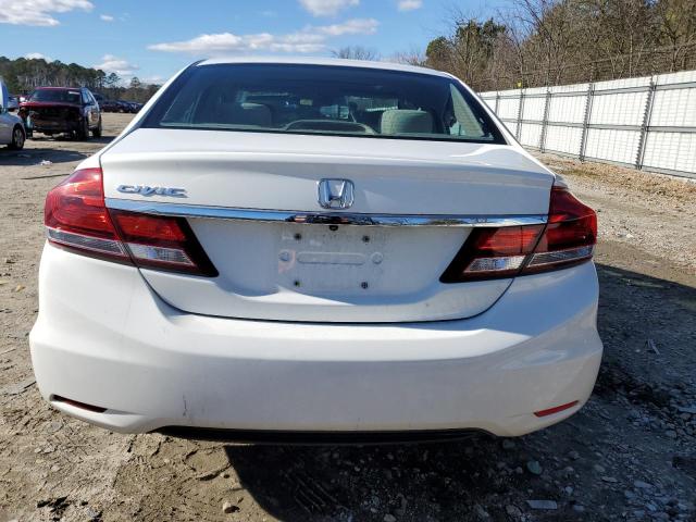 19XFB2F87EE059218 - 2014 HONDA CIVIC EX WHITE photo 6