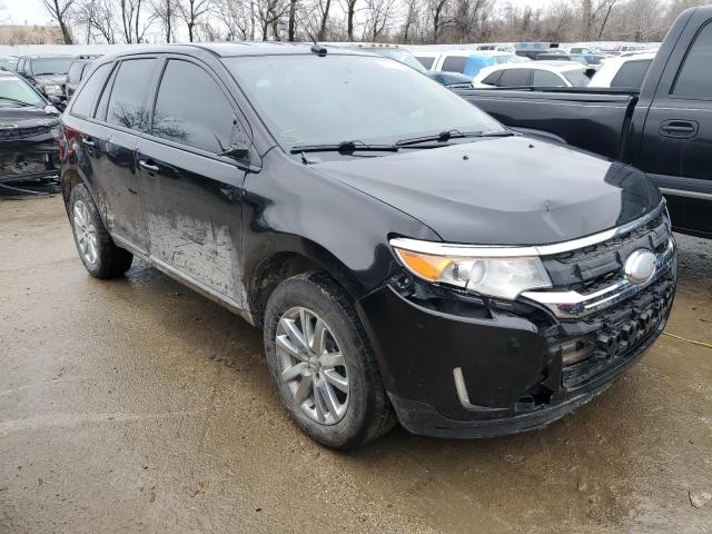 2FMDK4JC2DBC06173 - 2013 FORD EDGE SEL BLACK photo 4