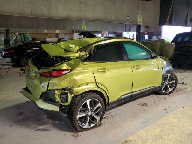 KM8K3CA55LU442406 - 2020 HYUNDAI KONA LIMITED GREEN photo 3