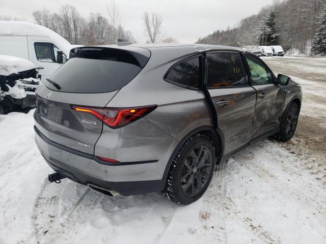 5J8YE1H07NL003984 - 2022 ACURA MDX A-SPEC GRAY photo 3