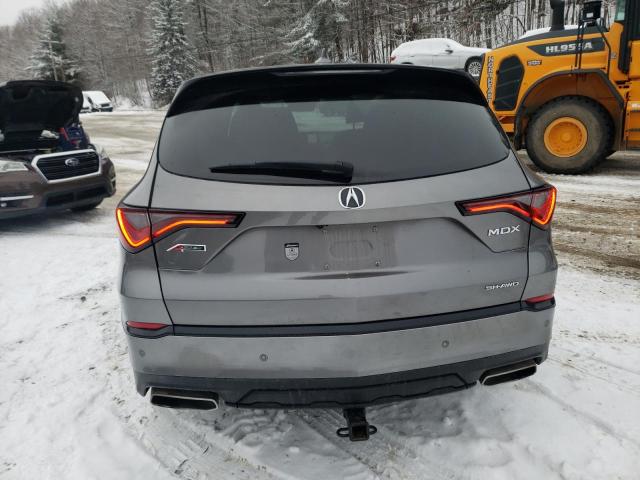 5J8YE1H07NL003984 - 2022 ACURA MDX A-SPEC GRAY photo 6