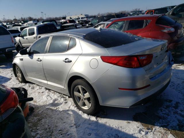 KNAGM4A70E5452723 - 2014 KIA OPTIMA LX SILVER photo 2