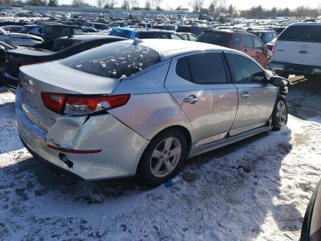 KNAGM4A70E5452723 - 2014 KIA OPTIMA LX SILVER photo 3