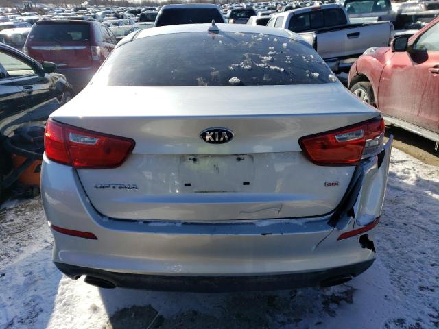 KNAGM4A70E5452723 - 2014 KIA OPTIMA LX SILVER photo 6