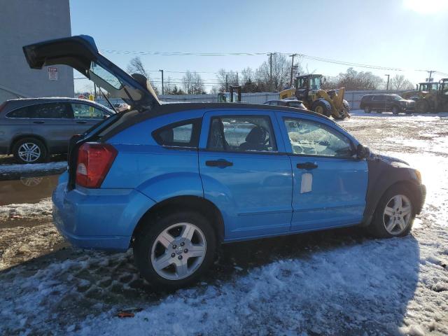 1B3HB48B78D674050 - 2008 DODGE CALIBER SXT BLUE photo 3