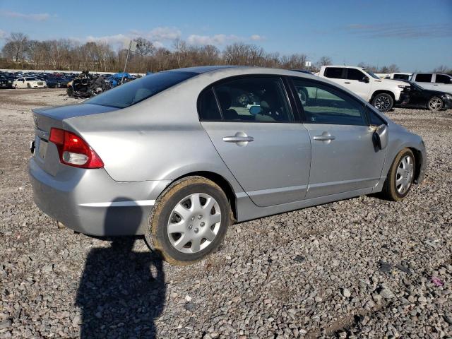 2HGFA1F58AH320214 - 2010 HONDA CIVIC LX GRAY photo 3