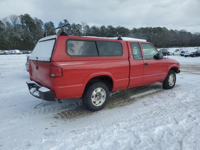 1GTCS19W228188500 - 2002 GMC SONOMA RED photo 3