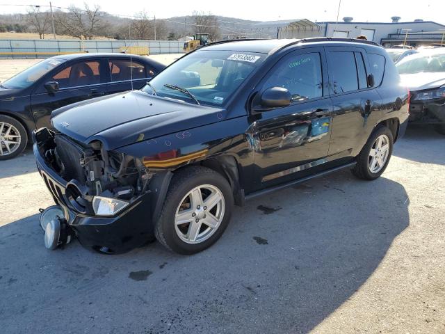 1J8FF47W47D430412 - 2007 JEEP COMPASS BLACK photo 1