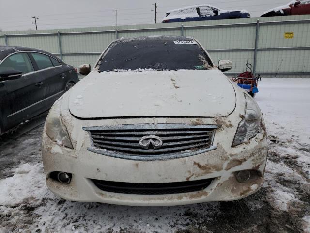 JN1CV6AR0AM254593 - 2010 INFINITI G37 WHITE photo 5