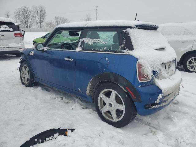 WMWMF33528TU66495 - 2008 MINI COOPER BLUE photo 2