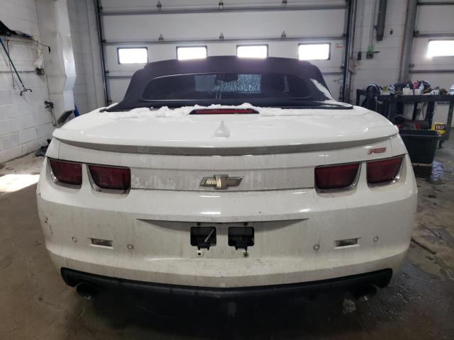 2G1FC3D37C9121361 - 2012 CHEVROLET CAMARO LT WHITE photo 6