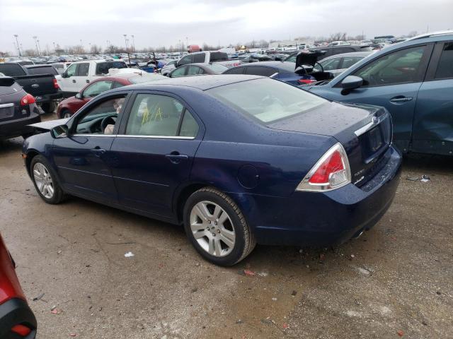 3FAHP08137R122895 - 2007 FORD FUSION SEL BLUE photo 2