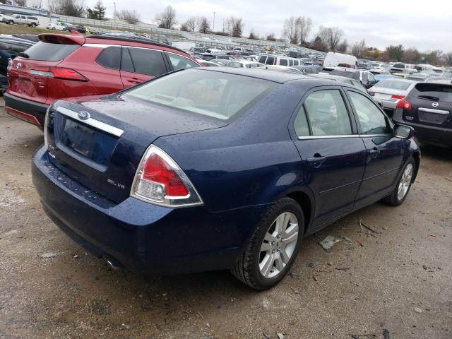 3FAHP08137R122895 - 2007 FORD FUSION SEL BLUE photo 3