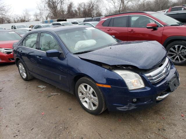 3FAHP08137R122895 - 2007 FORD FUSION SEL BLUE photo 4