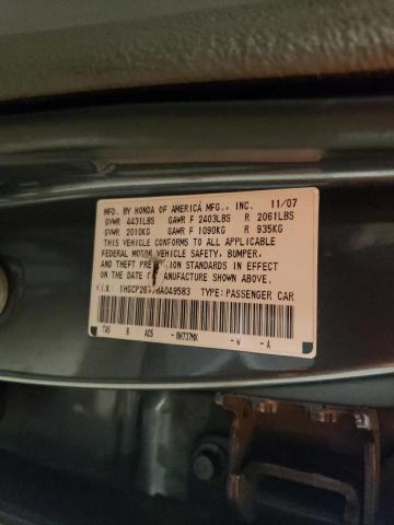 1HGCP26778A049583 - 2008 HONDA ACCORD EX GRAY photo 13