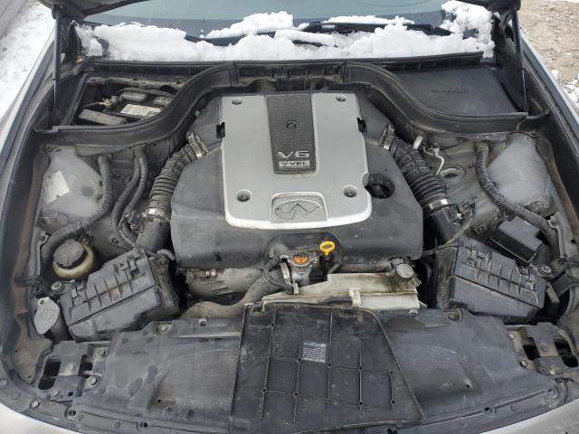 JNKCV61E59M300729 - 2009 INFINITI G37 BASE GRAY photo 11