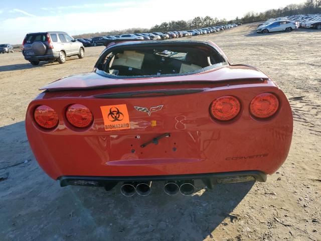 1G1YY25W685132756 - 2008 CHEVROLET CORVETTE RED photo 6