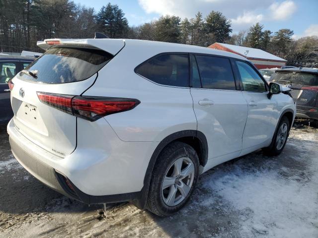 5TDBZRBH9NS568564 - 2022 TOYOTA HIGHLANDER L WHITE photo 3