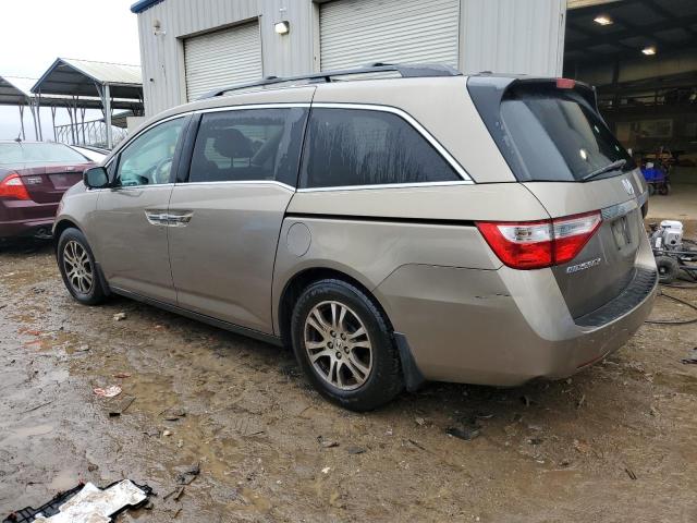 5FNRL5H68DB074309 - 2013 HONDA ODYSSEY EXL TAN photo 2