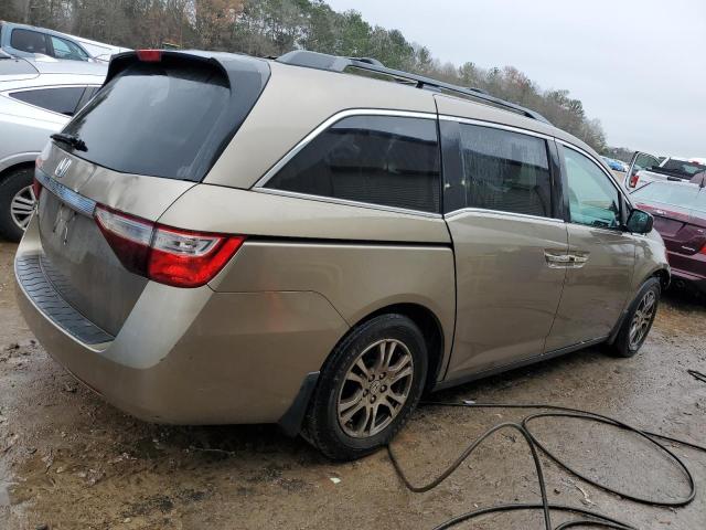 5FNRL5H68DB074309 - 2013 HONDA ODYSSEY EXL TAN photo 3