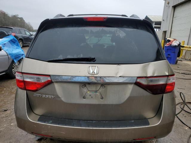 5FNRL5H68DB074309 - 2013 HONDA ODYSSEY EXL TAN photo 6