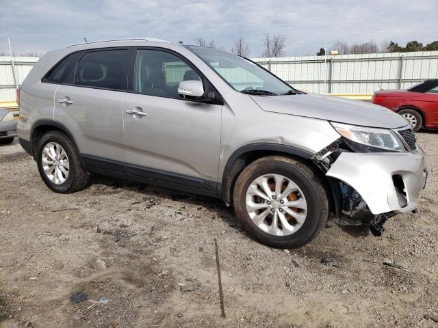 5XYKUDA73EG470007 - 2014 KIA SORENTO EX SILVER photo 4