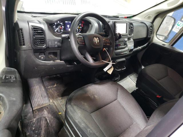 3C6LRVDGXNE123527 - 2022 RAM PROMASTER 2500 HIGH WHITE photo 8