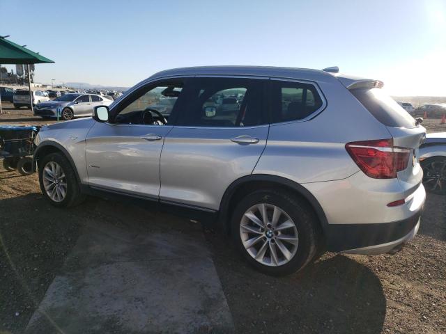 5UXWX5C58CL727334 - 2012 BMW X3 XDRIVE28I SILVER photo 2