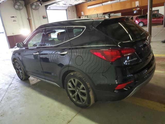 5XYZWDLA8JG513798 - 2018 HYUNDAI SANTA FE S BLACK photo 2