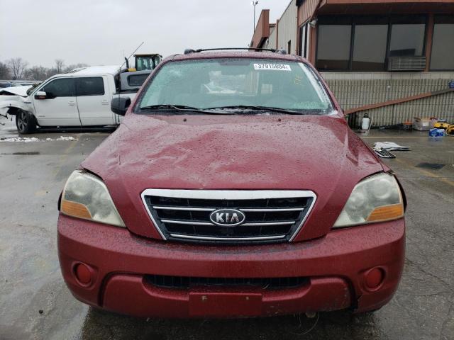 KNDJC736275732423 - 2007 KIA SORENTO EX BURGUNDY photo 5