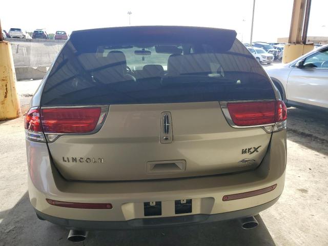 2LMDJ6JK7BBJ07727 - 2011 LINCOLN MKX GOLD photo 6