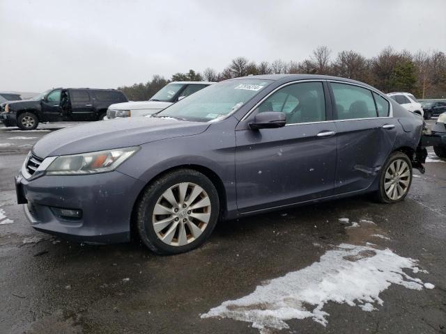 1HGCR3F82EA041475 - 2014 HONDA ACCORD EXL BLUE photo 1