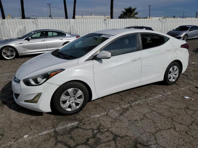 5NPDH4AE4GH676735 - 2016 HYUNDAI ELANTRA SE WHITE photo 1