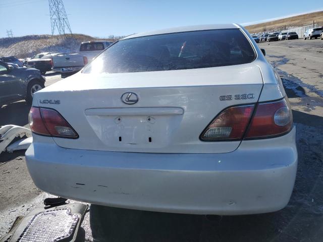 JTHBA30G145054600 - 2004 LEXUS ES 330 WHITE photo 6