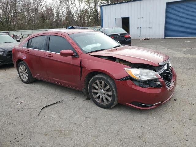 1C3CCBBBXDN539219 - 2013 CHRYSLER 200 TOURING RED photo 4