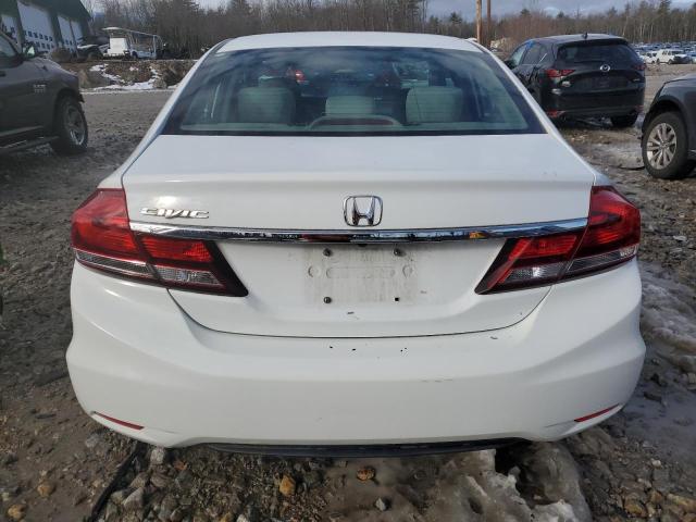 19XFB2F58FE245650 - 2015 HONDA CIVIC LX WHITE photo 6