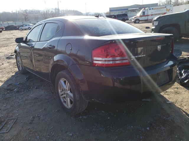 1B3LC56R78N253064 - 2008 DODGE AVENGER SXT BLACK photo 2