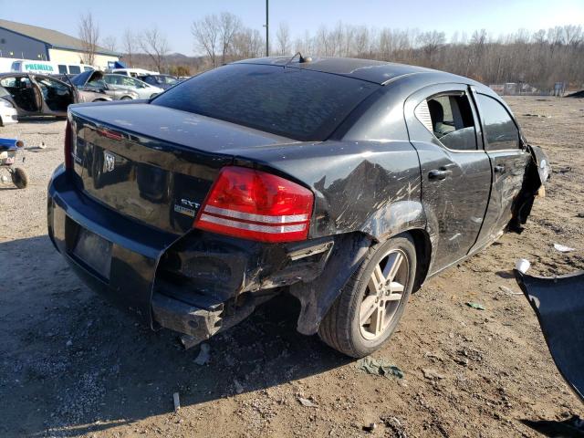 1B3LC56R78N253064 - 2008 DODGE AVENGER SXT BLACK photo 3