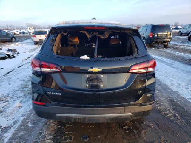 3GNAXKEV6NL209924 - 2022 CHEVROLET EQUINOX LT BLACK photo 6