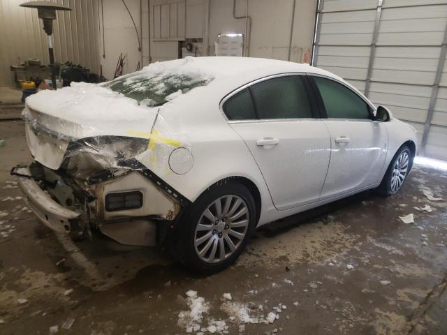 2G4GR5EK6C9163141 - 2012 BUICK REGAL WHITE photo 3