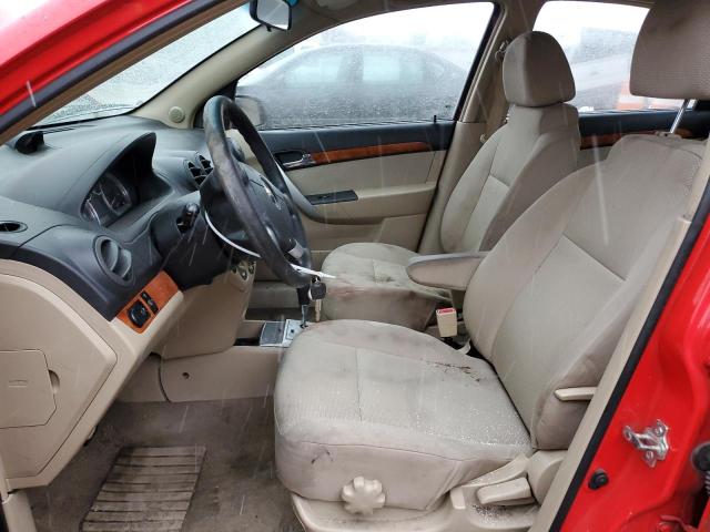 KL1TD5DE9BB147145 - 2011 CHEVROLET AVEO LS Qırmızı foto 7