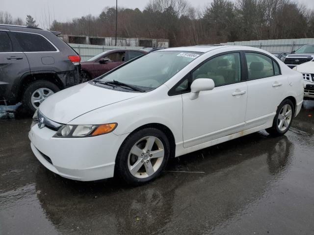 2HGFA16818H354595 - 2008 HONDA CIVIC EX WHITE photo 1