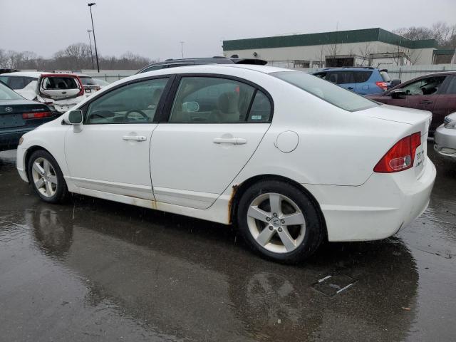 2HGFA16818H354595 - 2008 HONDA CIVIC EX WHITE photo 2