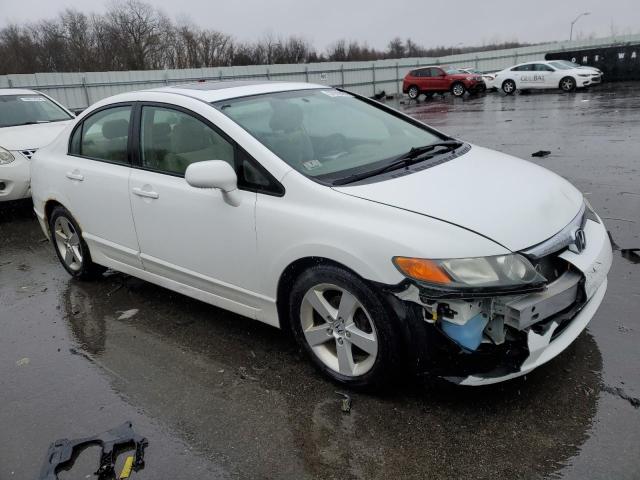 2HGFA16818H354595 - 2008 HONDA CIVIC EX WHITE photo 4